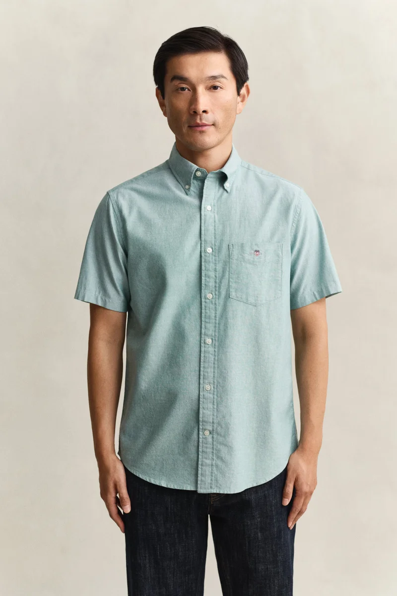 GANT Regular Classic Oxford Short Sleeve Shirt